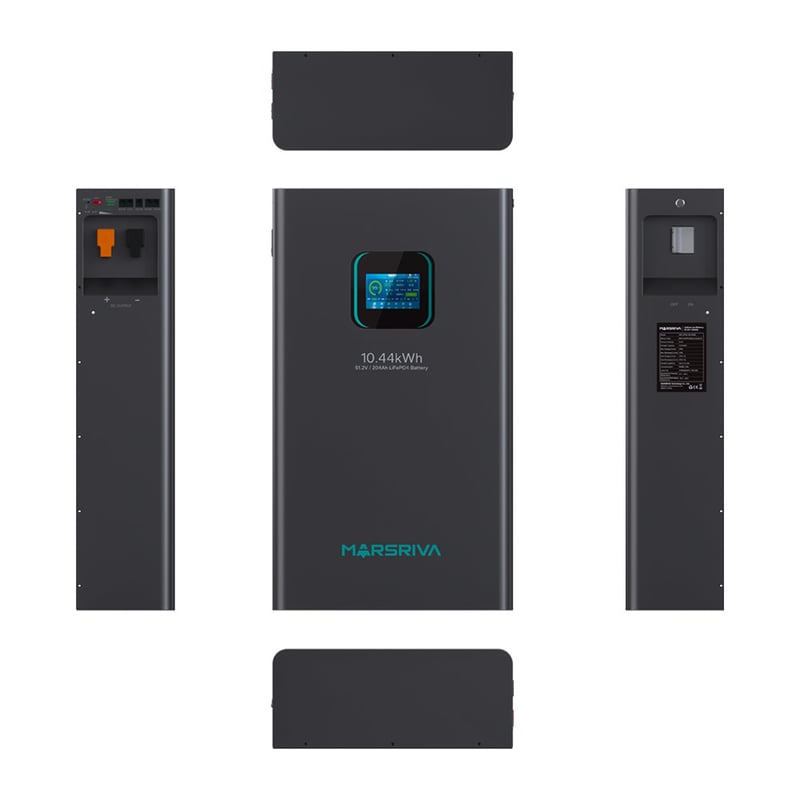 Marsriva MR-LFP48-200-WMD 10.44kWh 51.2V LiFePO4 Battery - 6