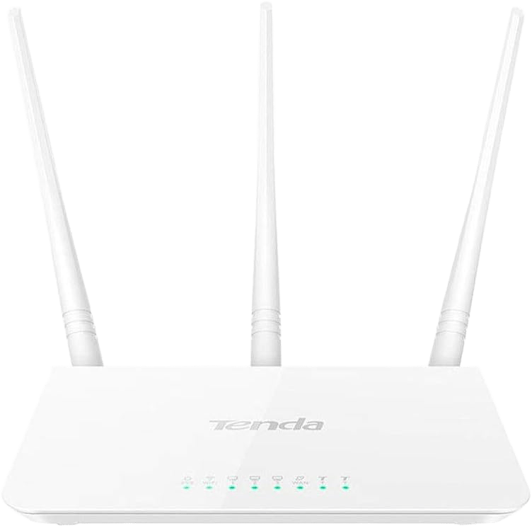 راوتر Tenda N300 Wireless Router N301 بسرعة 300Mbps بتردد 2.4GHz - 5