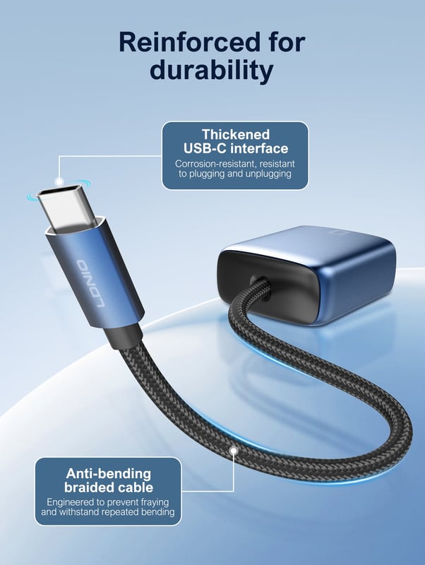 محول USB محول USB LDNIO HD-11C من USB-C إلى VGA 1080P@60Hz - 5