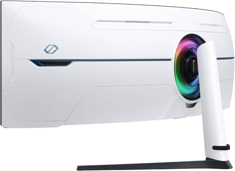 شاشة ألعاب سامسونج أوديسي نيو G9 G95NC منحنية فائقة الاتساع بحجم 57 بوصة (دقة Dual UHD - تقنية Quantum Mini-LED - تردد 240Hz - استجابة 1ms - انحناء 1000R) - 9