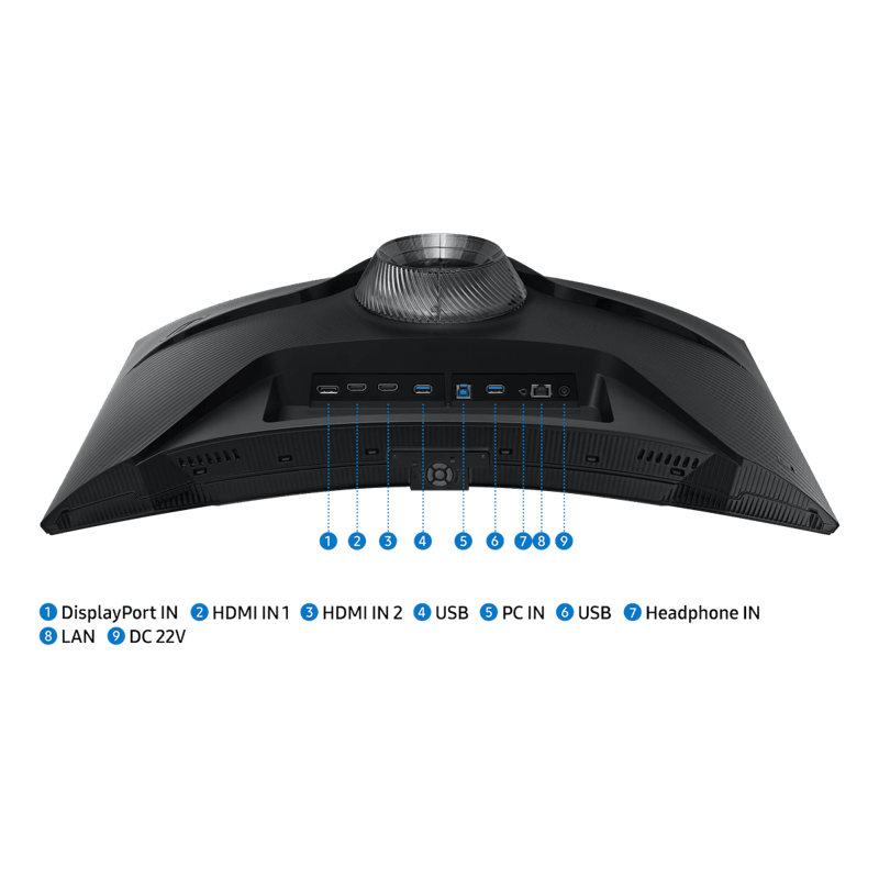 شاشة Samsung Odyssey G6 27″ 2560x1440 240Hz VA - 8