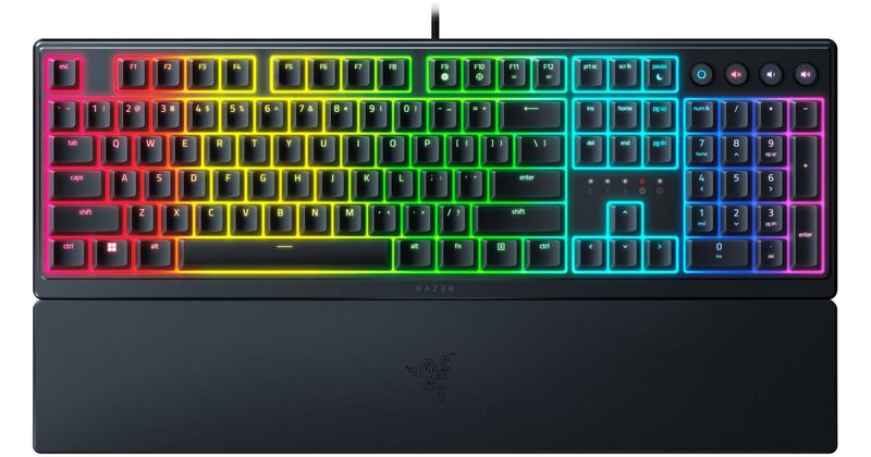 Razer Ornata V3 Wired Full-Size Mecha-Membrane Gaming Keyboard RGB - 13