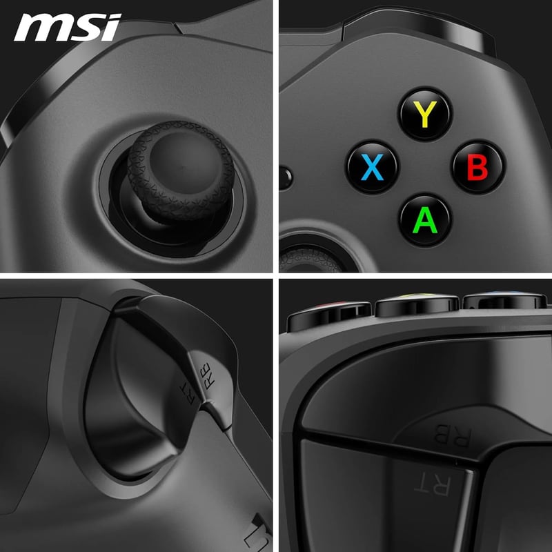 MSI FORCE GC200 Wired Gamepad Controller Black - 8