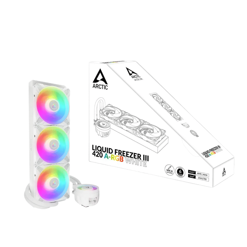 ARCTIC Liquid Freezer III 420 A-RGB AIO Liquid Cooler - 6