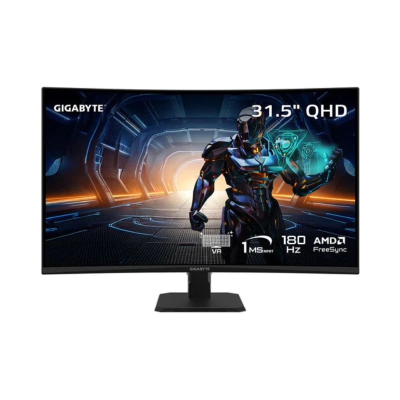 Gigabyte GS32QCA 32" 2560x1440 180Hz VA Gaming Monitor - 8