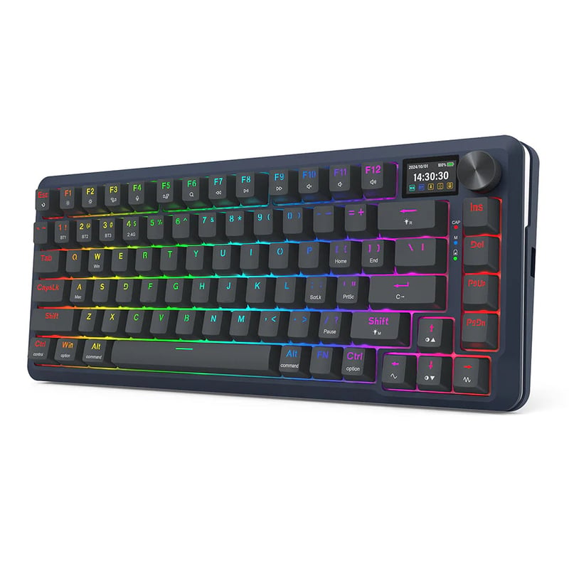 Redragon K708-RGB-PRO 75% Gasket Mechanical Keyboard Wired/2.4G/BT - 6