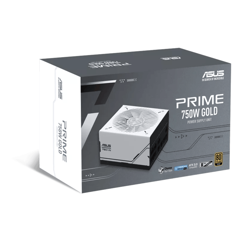 باور سبلاي ASUS Prime 750W 80+ Gold Fully Modular أبيض - 4