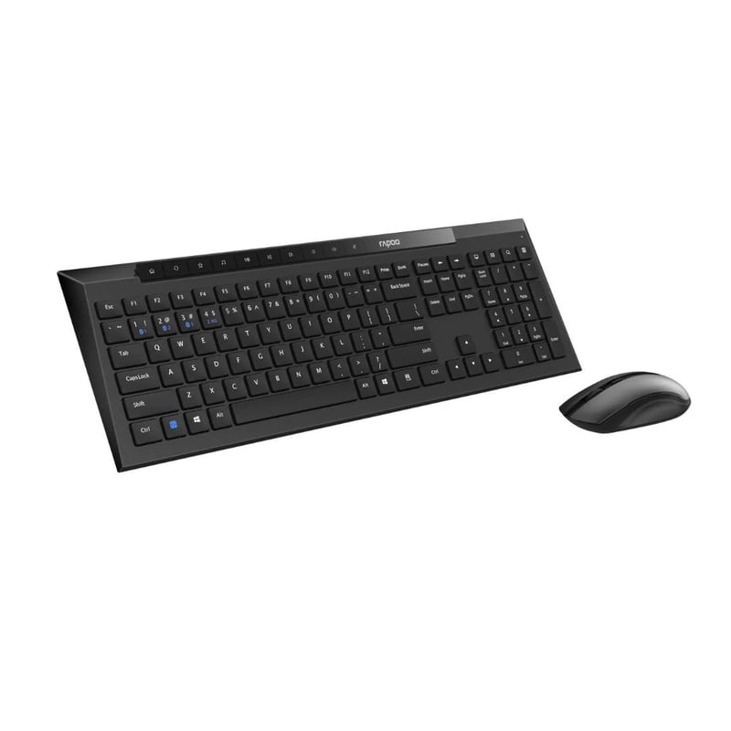 كيت كيبورد وماوس Rapoo 8210M Dual-Mode أسود - 3