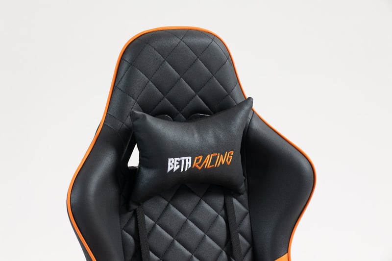 قيمنق تشير BETA RACING Black PVC Molded Foam 4D Armrest Butterfly Mechanism - 5
