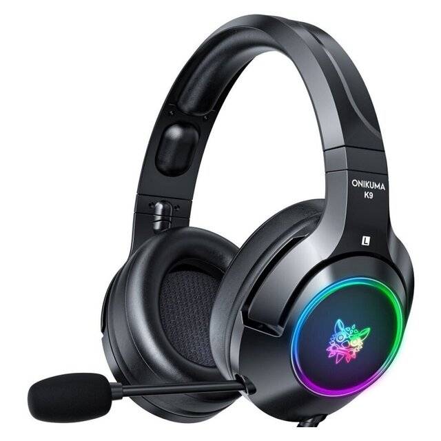 Onikuma K9 Wired Gaming Headset with Microphone & RGB - 5