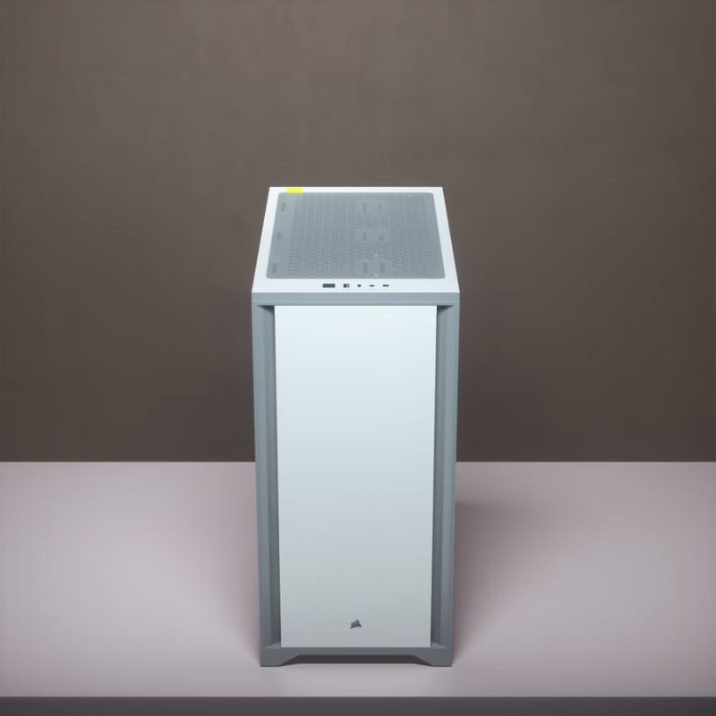 كيس Corsair iCUE 4000D RGB Mid-Tower ATX أبيض - 4