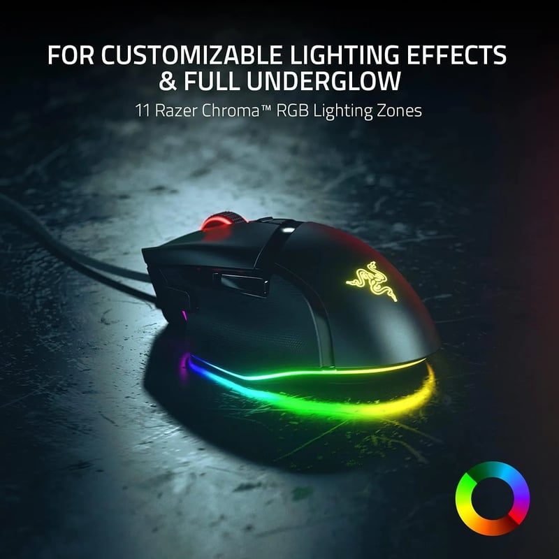 ماوس Razer Basilisk V3 26000 DPI سلكي 11-Button RGB - 3