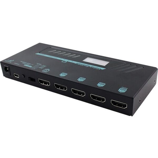 محول Rextron VKSM-6G14 4-Port HDMI 2.0 إلى 4K@60Hz سبليتر - 1