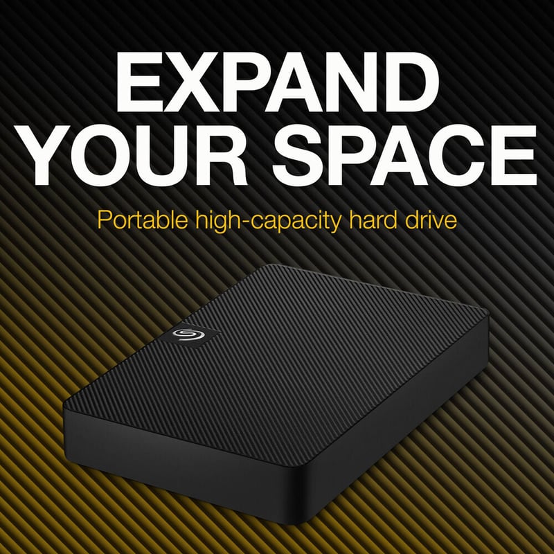 Seagate Expansion 4TB USB 3.0 Portable External HDD - 7