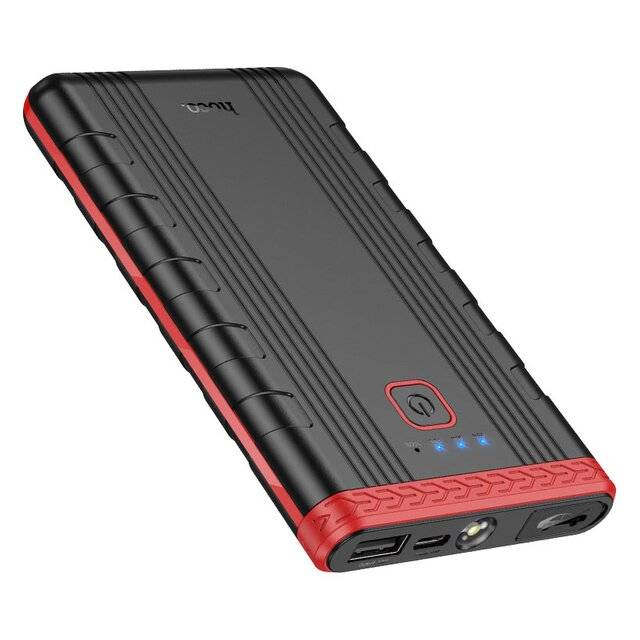 باور بانك XO QS5 6000mAh تشغيل سيارة أسود - 3