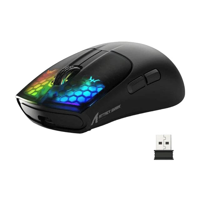 Attack Shark X5 Mouse Wireless 4000 DPI Ultralight Black - 4