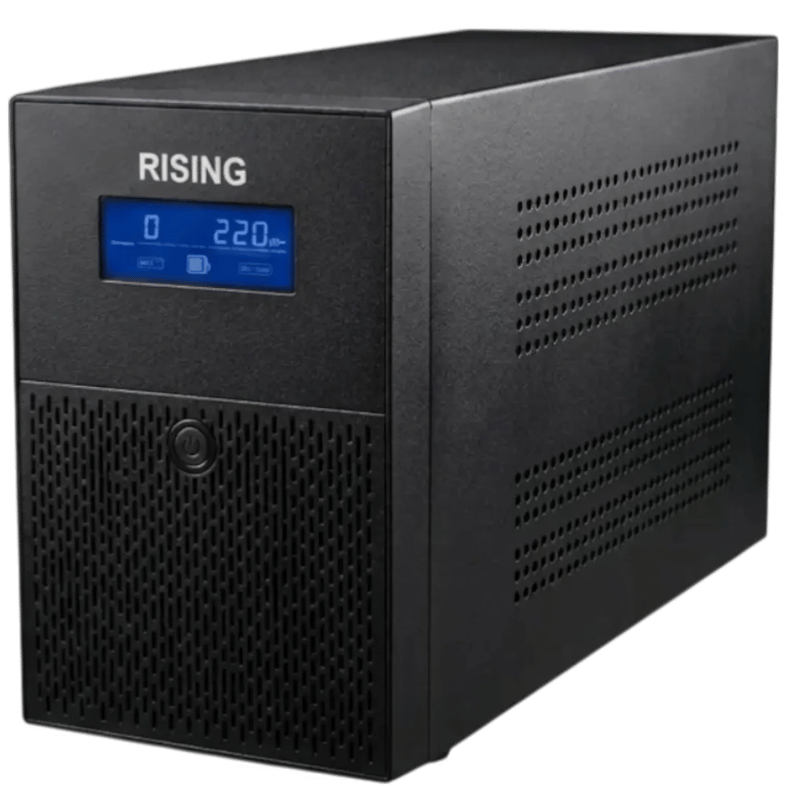 جهاز يو بي إس (مزود طاقة) رايزينج كومبو Rising Combo 2000VA / 1200W مزود بشاشة LCD - 1