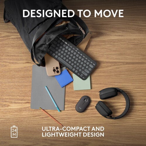 ماوس Logitech Pebble Mouse 2 M350s 4000 DPI بلوتوث أبيض - 14
