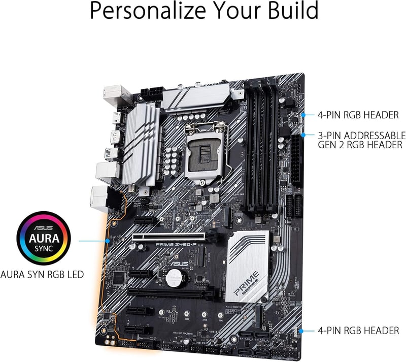 ASUS PRIME Z490-P LGA 1200 ATX Motherboard - 5