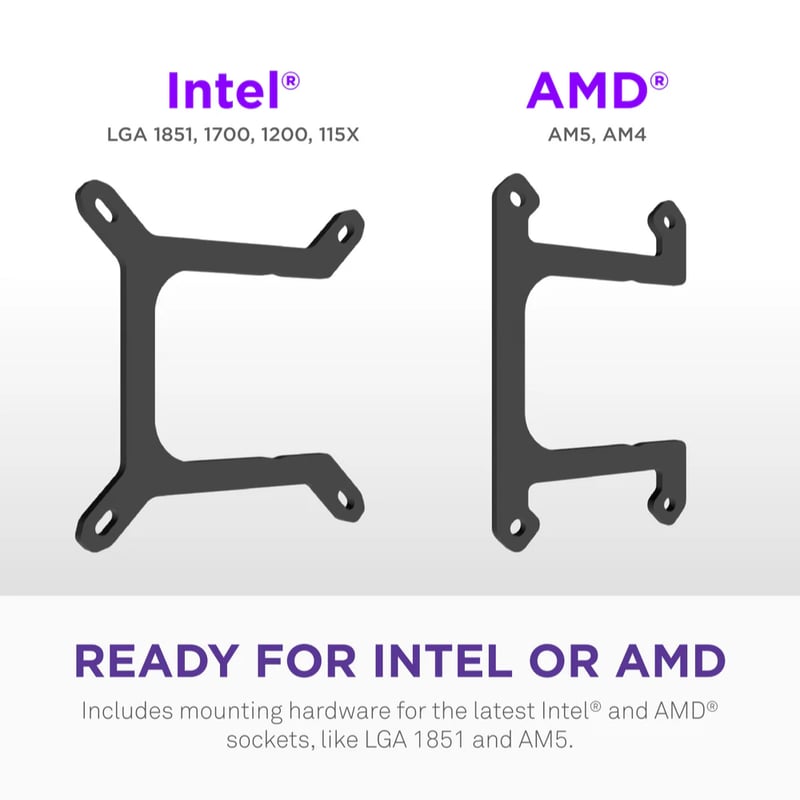 مبرد NZXT Kraken Core 360mm AIO سائل أسود - 6