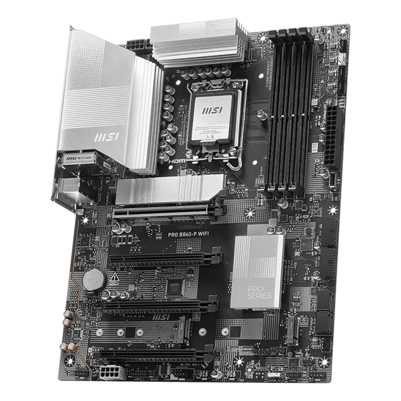 MSI PRO B860-P WIFI LGA 1851 DDR5 ATX Motherboard - 3