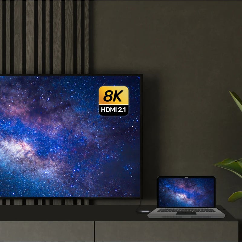 محول UNITEK V1416B USB-C إلى HDMI 2.1 15cm - 7