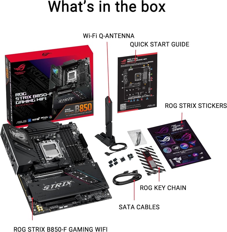 ASUS ROG Strix B860-A Gaming WiFi LGA1851 ATX Motherboard - 3