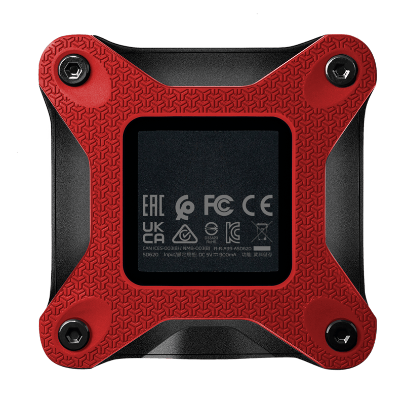 هارد خارجي ADATA SD620 2TB USB 3.2 Gen2 Rugged أحمر - 9