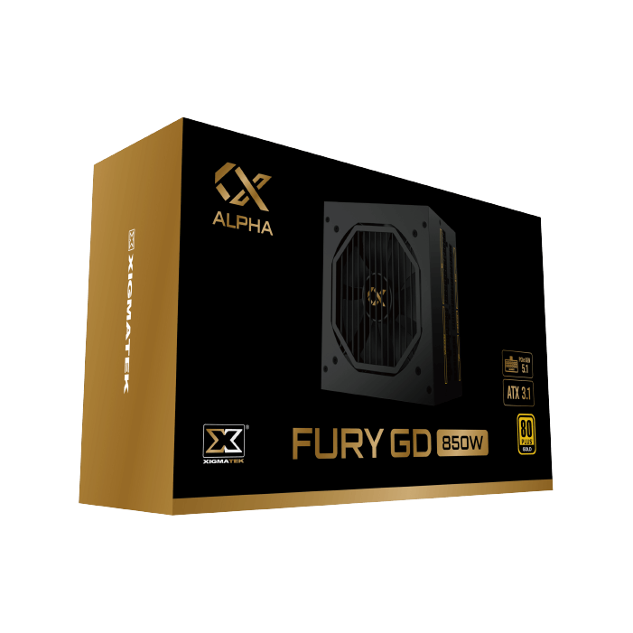 Xigmatek Fury GD 850W 80 Plus Gold Fully Modular Power Supply - 8