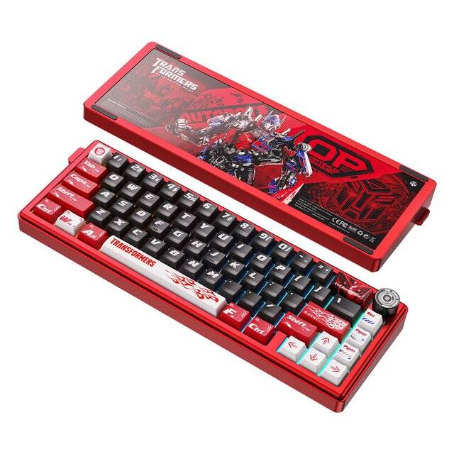 كيبورد Transformers Optimus Prime TF-GK02 65% ميكانيكي Dual-Mode RGB أحمر - 1