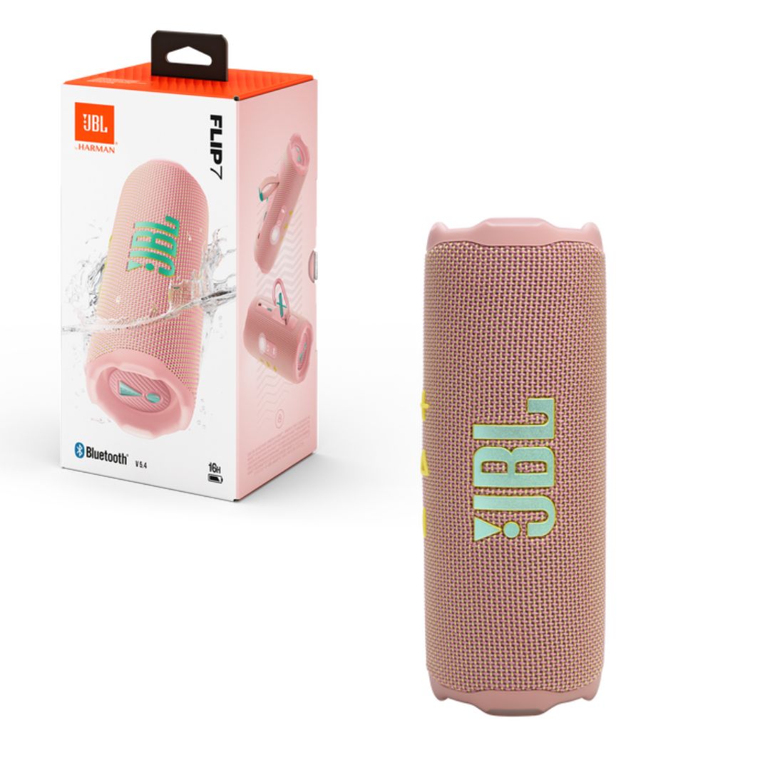 JBL Flip 7 2.0 Channel 25W Bluetooth Speaker Pink - 1