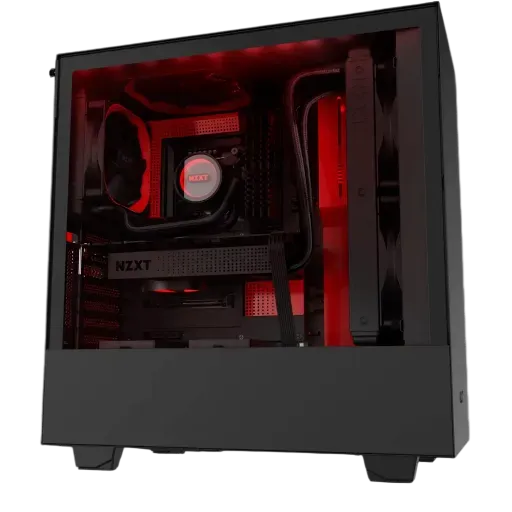 كيس NZXT H510i Mid-Tower مطفي أسود - 1