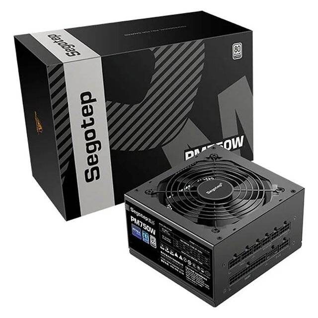 باور سبلاي Segotep PM850W 850W 80+ Platinum Fully Modular أسود - 1