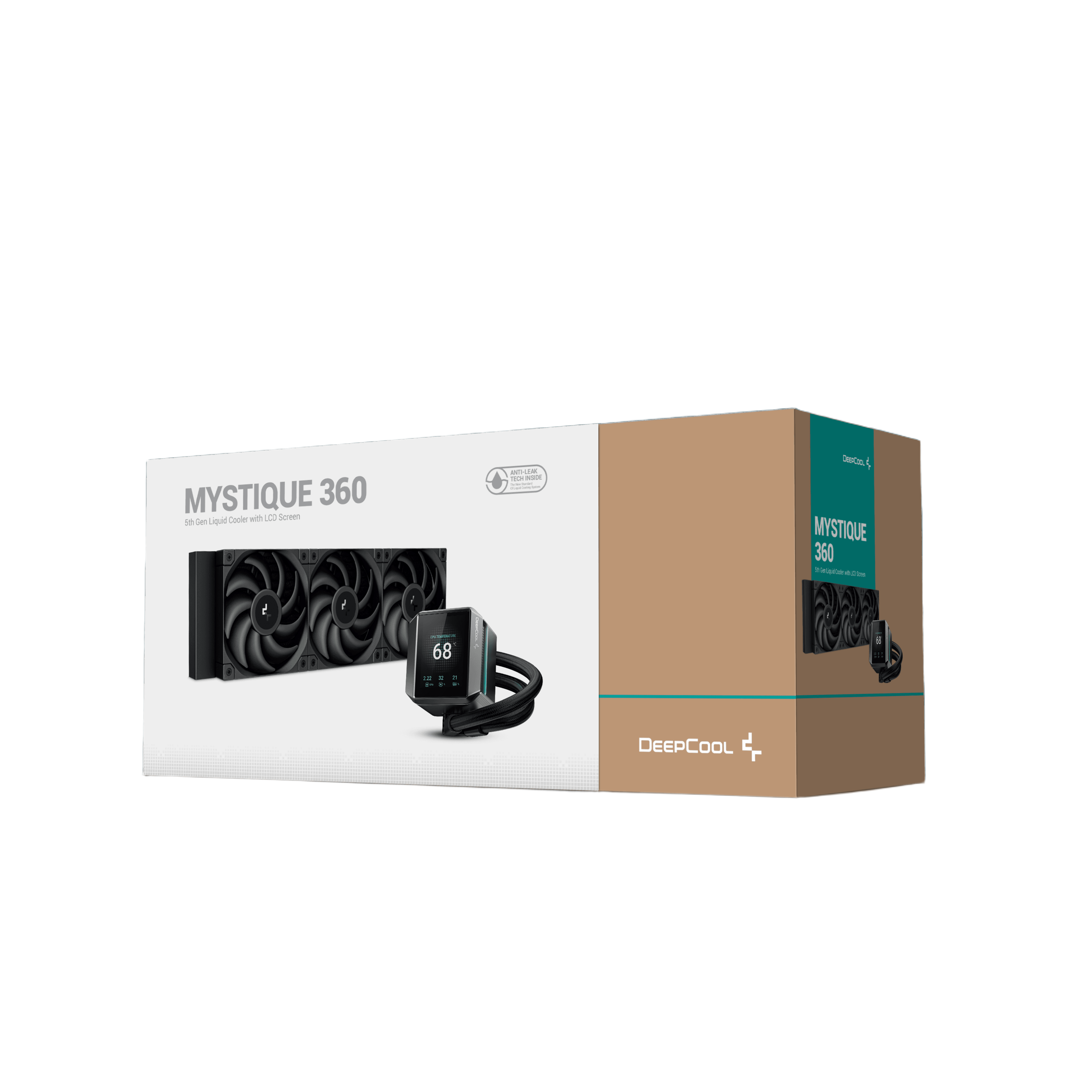 Deepcool Mystique 360 AIO Liquid CPU Cooler 360mm 300W TDP - 1