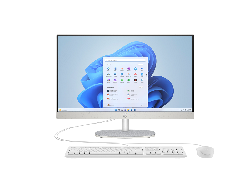 كومبيوتر HP 24-cr1032ne Intel Core Ultra 7 155U 8GB/512GB SSD أبيض - 1