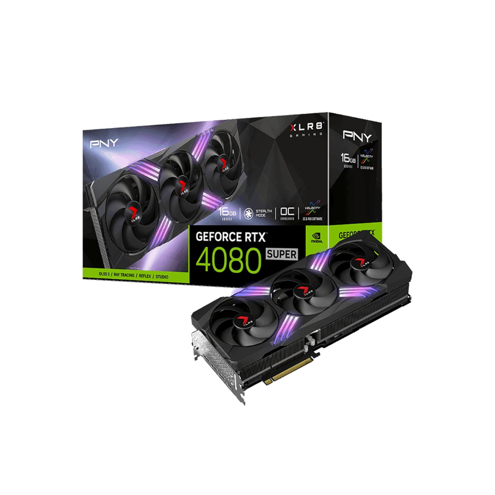 PNY GeForce RTX 4080 SUPER 16GB GDDR6X XLR8 Gaming Verto OC Edition - 1