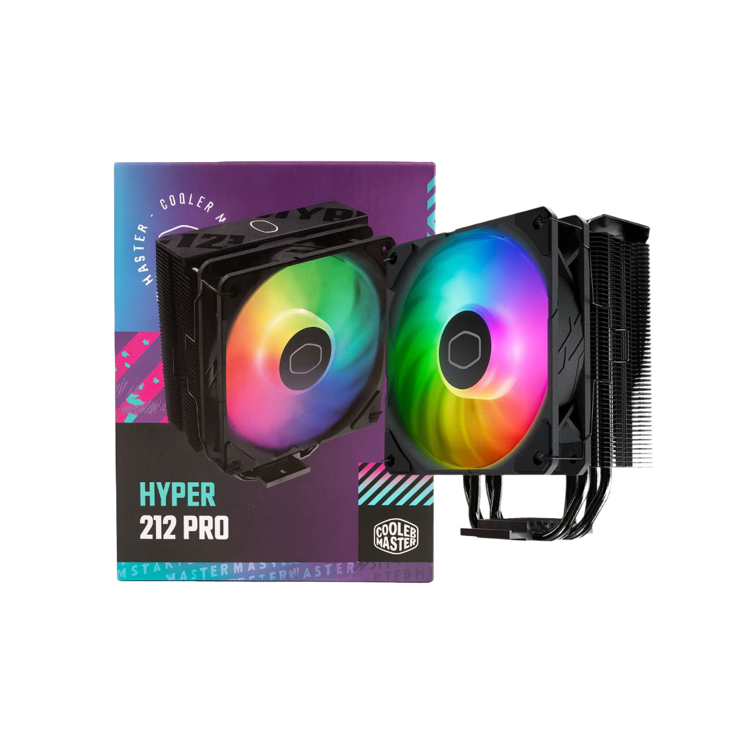 Cooler Master Hyper 212 Pro ARGB 120mm Air CPU Cooler - 1