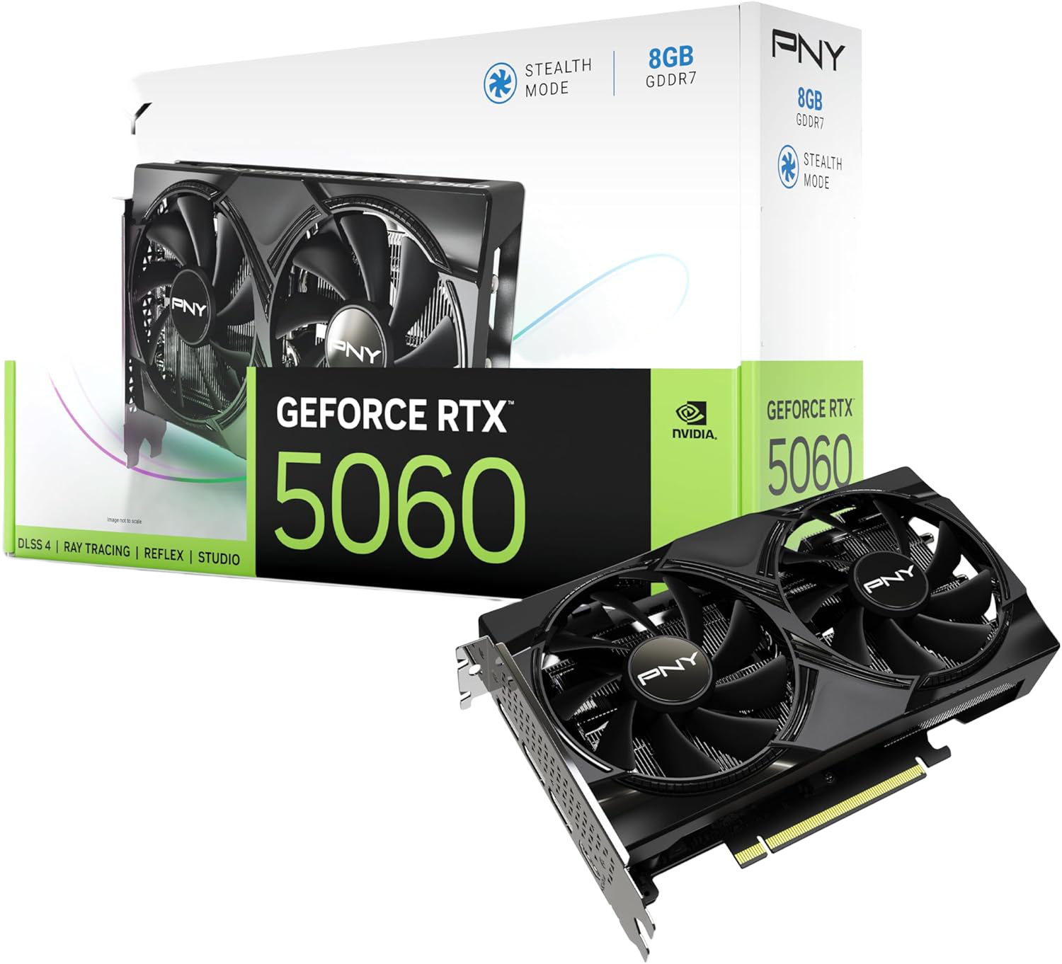 PNY GeForce RTX 5060 8GB GDDR7 Dual Fan OC - 1