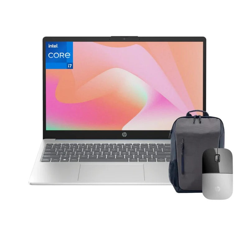 لابتوب HP 15.6″ Core i7-1355U 8GB/512GB SSD Intel Iris Xe أزرق - 1