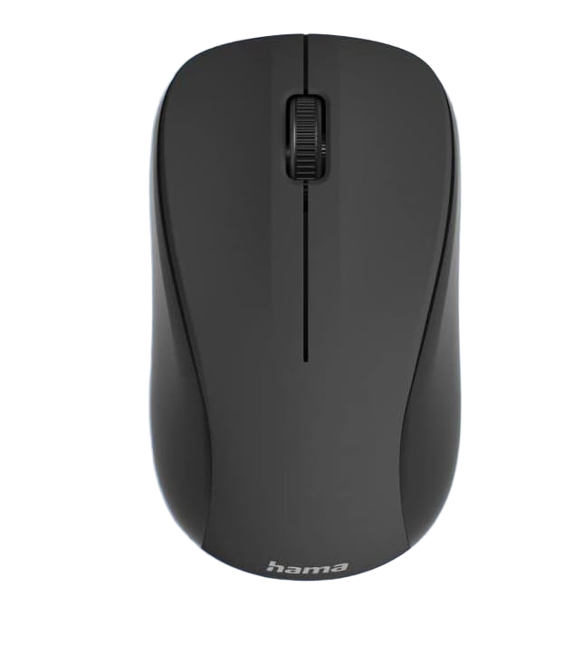 Hama MW-300 V2 Wireless Optical Mouse - Black - 1