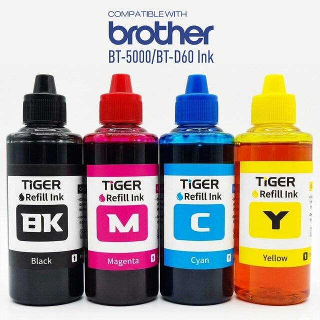 حبر Tiger BT-5000 Tri-Color 4x 100ml - 1