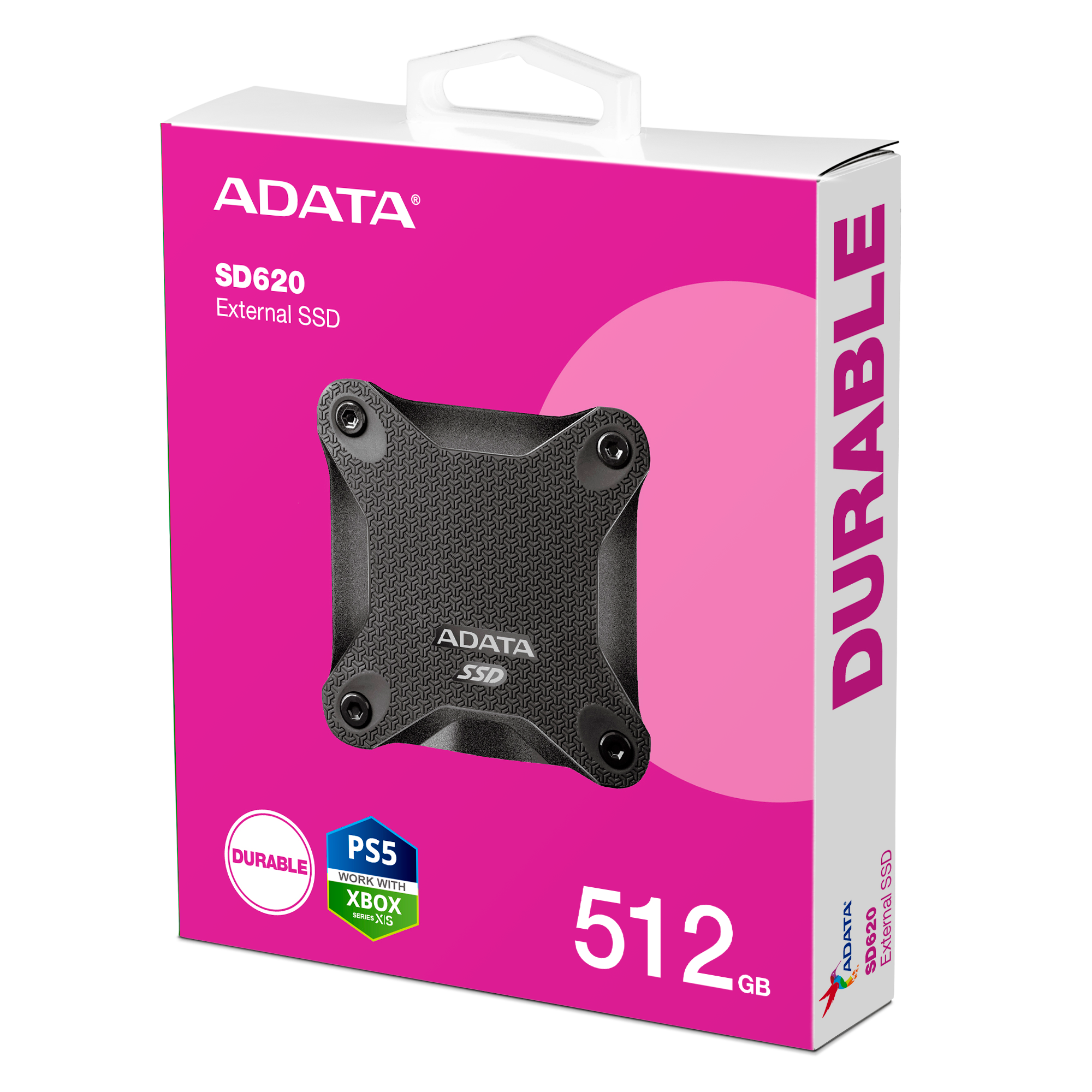 ADATA SD620 512GB USB 3.2 Gen2 External SSD - 1