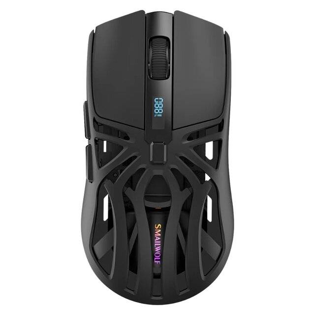 ماوس Smailwolf M8 12000 DPI Dual-Mode RGB أسود - 1