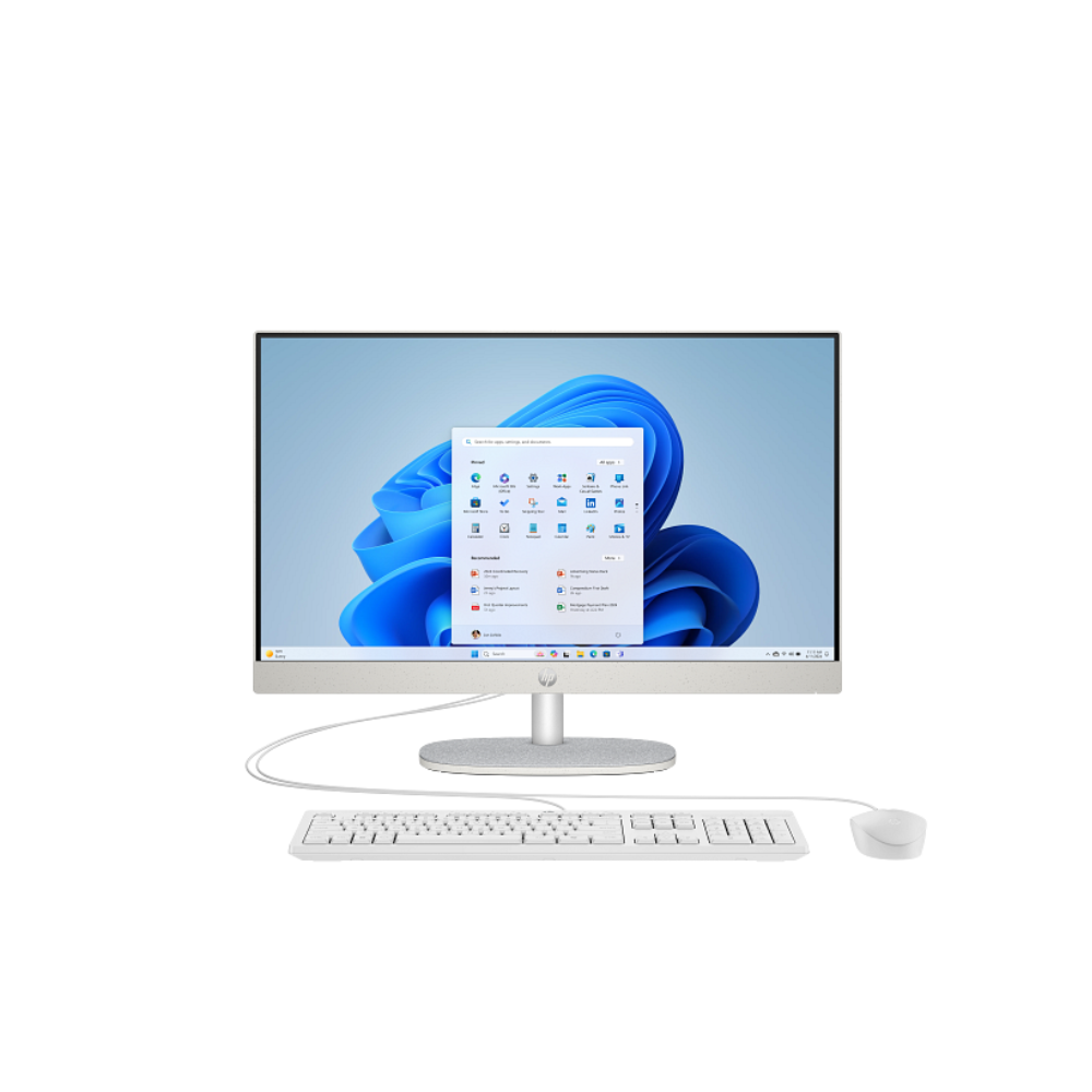 HP AIO Desktop Core Ultra 5 225U 8GB/512GB SSD Iris Xe White - 1