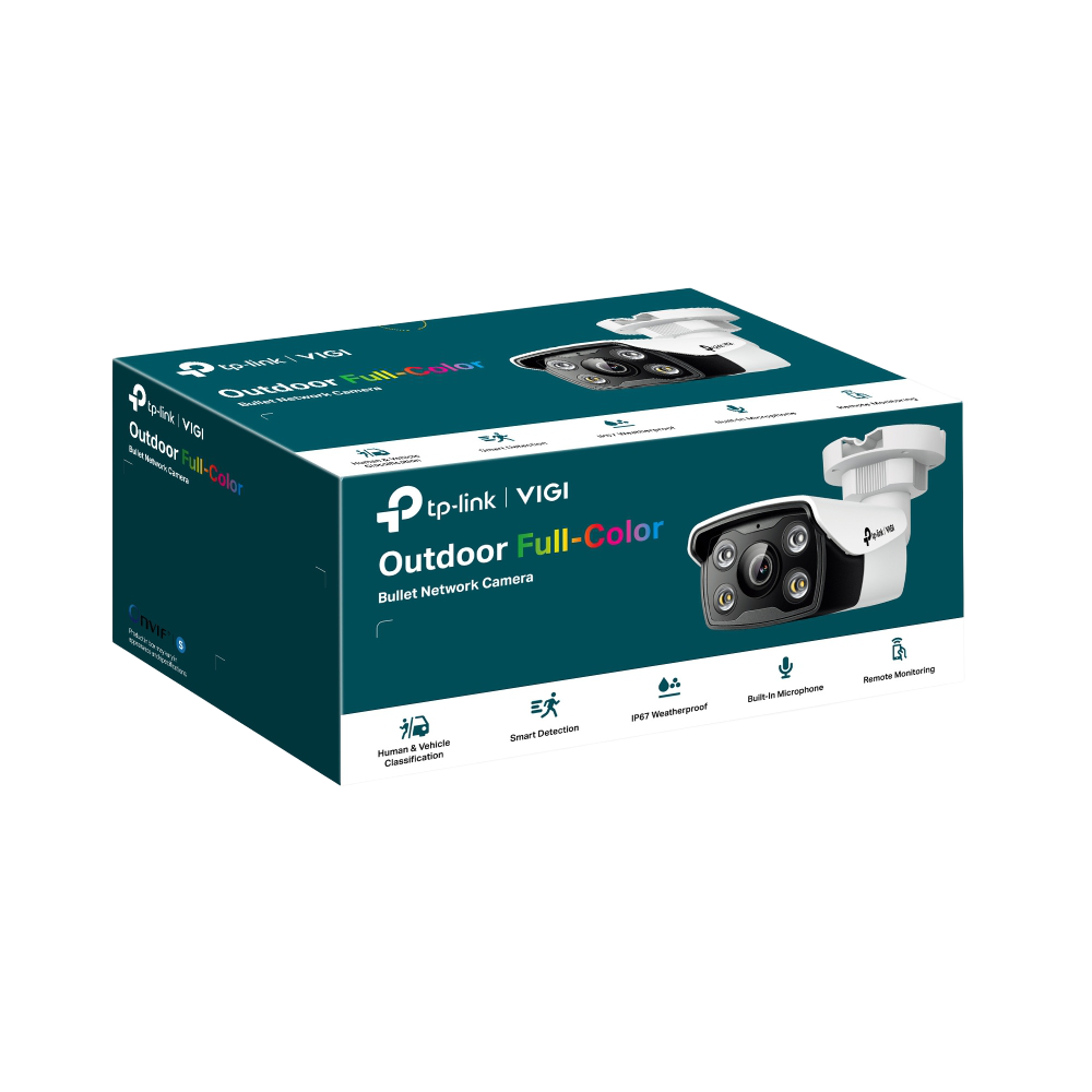 TP-Link VIGI C450 5MP Outdoor Full-Color Turret Network Camera - 1