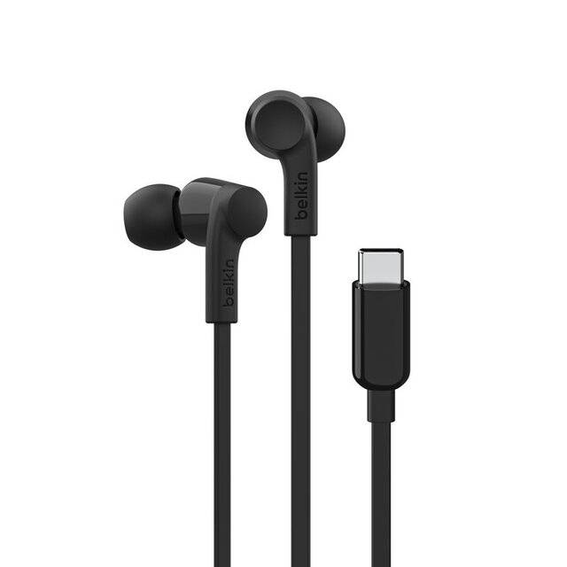 Belkin SoundForm Wired Earbuds with Microphone USB-C Blue - 1
