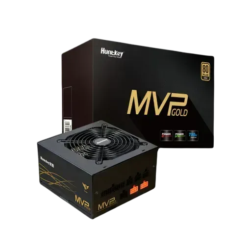 باور سبلاي Huntkey GX750 Pro Plus 750W 80+ Bronze غير معياري أسود - 1