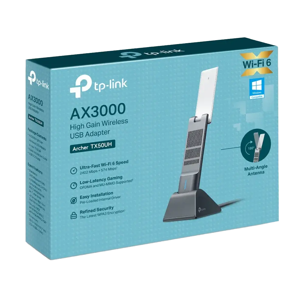 TP-Link Archer TX50UH USB 3.2 Wi-Fi 6 Adapter - 1