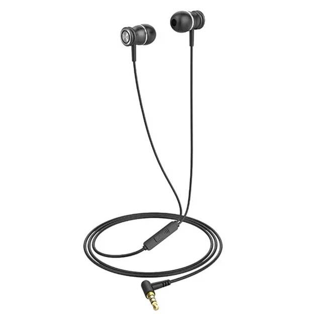 سماعات Havit E303P سلكية داخل الأذن 3.5mm ميكروفون أسود - 1