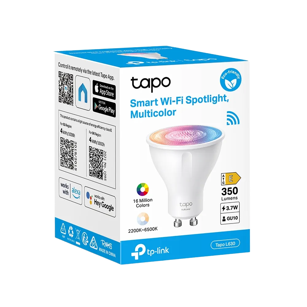 TP-Link Tapo L630 Smart Wi-Fi Multicolor Spotlight GU10 - 1